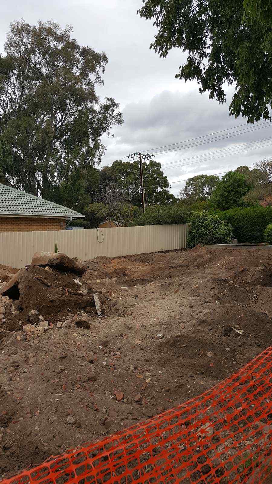 Cleared residential block ready for rebuild