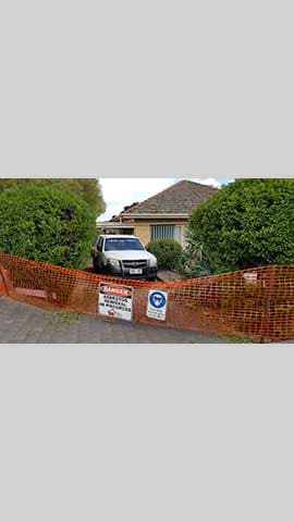 Licensed asbestos removal on a residential property